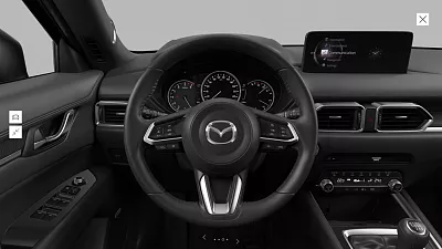 Mazda CX-5 IPM6 2.5 SKY-G194k,AT, AWD, Homura COMB 2,5I 194K 143 kW automat Rhodium White 51K