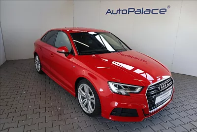 Audi A3 1,6 TDI 85KW S-Line A/T 85 kW automat červená metalíza