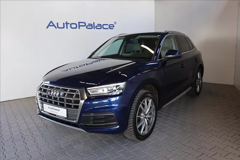 Audi Q5 2,0 40 TDI Sport quattro 140 kW automat modrá metalíza