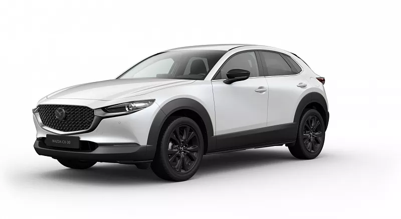 Mazda CX-30 IPM3 2.0 SKY-X186k, AT, FWD, Homura SKY-X186 137 kW SNOWFLAKE WHITE PEA