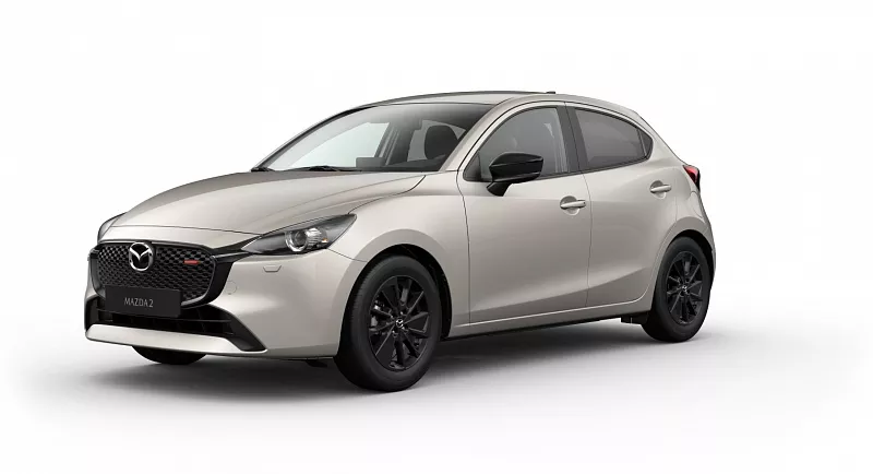 Mazda 2 HB IPM6 2023 Skyactiv G90 6AT Homura 1.5I 90K 66 kW automat Platinum Quartz