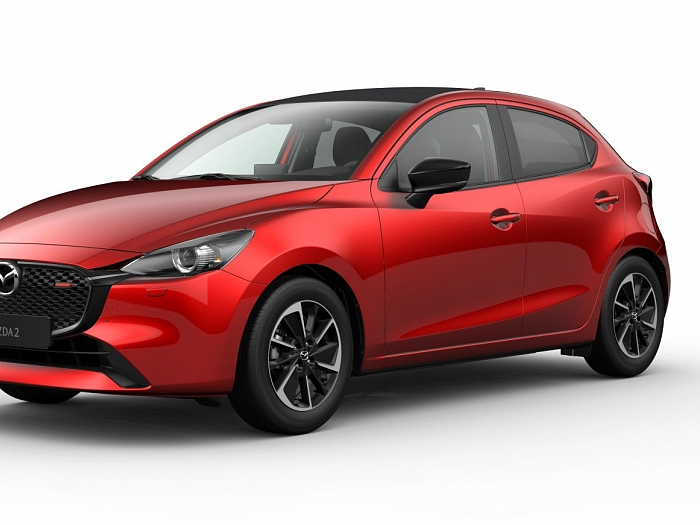 Mazda 2 IPM6 1.5 SKY-G90k, AT, Homura AKA 1.5I 90K 66 kW automat SOUL RED CRYSTAL