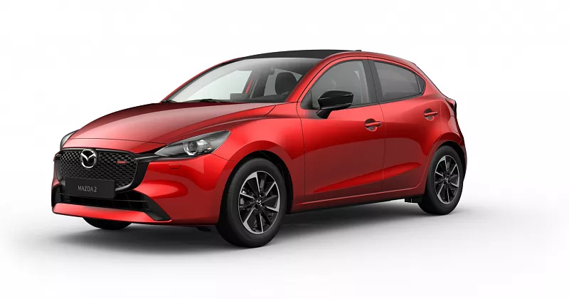 Mazda 2 IPM6 1.5 SKY-G90k, AT, Homura AKA 1.5I 90K 66 kW automat SOUL RED CRYSTAL