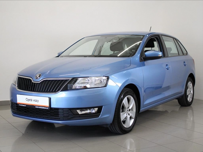 Škoda Rapid 1,0 TSi Ambition TZ 40tkm.ČR 70 kW modrá