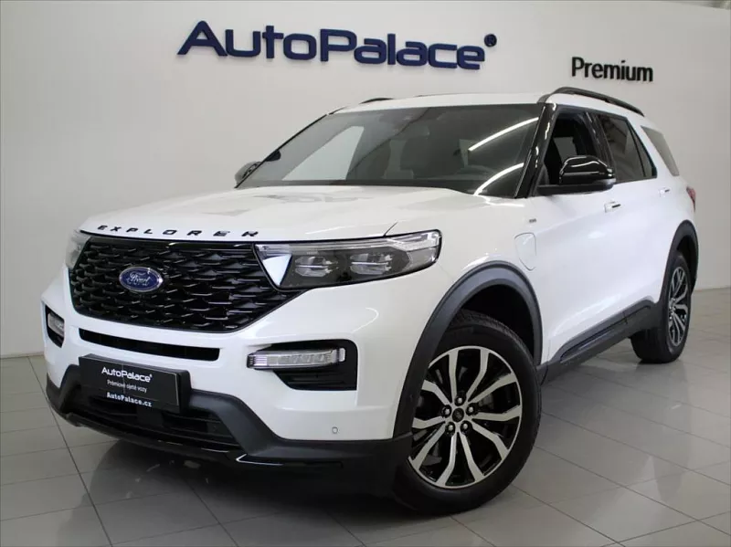 Ford Explorer 3,0 PHEV 4WD ST-Line VENTILACE 336 kW automat bílá