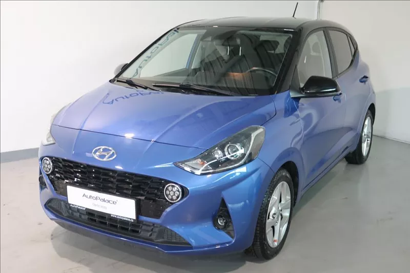 Hyundai i10 1,0 i SMART VYHŘÍVANÁ SEDADLA 49 kW modrá