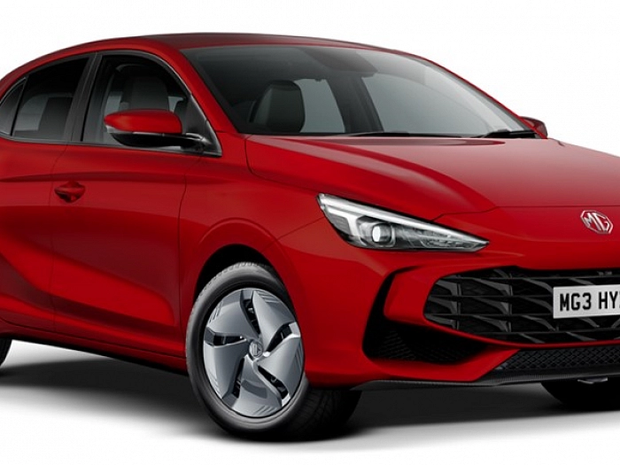 MG 3 HEV 1.5i 195k, AT, Essential 1.5 HEV 140 kW automat Diamond Red