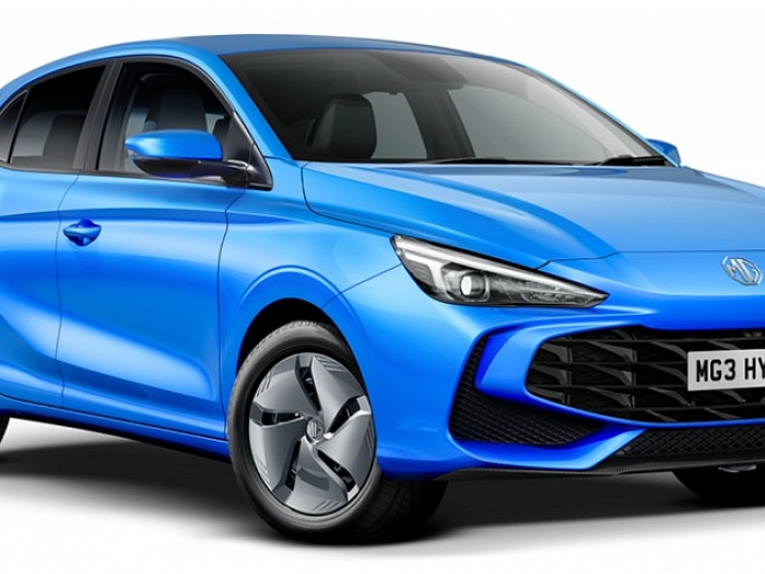 MG 3 HEV 1.5i 195k, AT, Essential 1.5 HEV 140 kW automat Como Blue